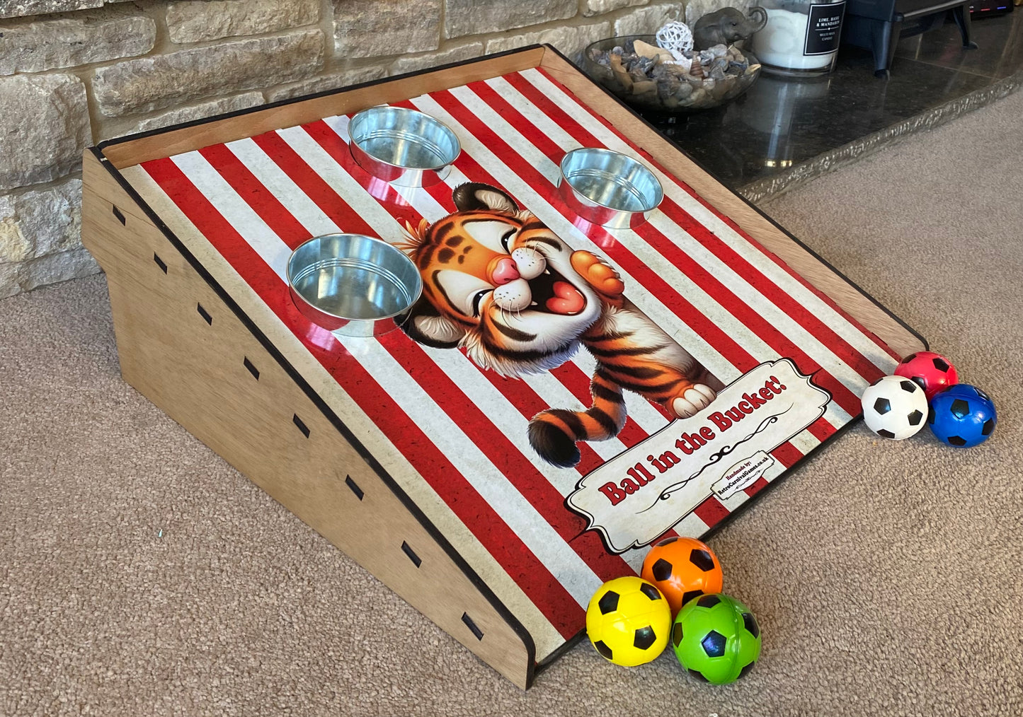 Tiger Ball in the Bucket