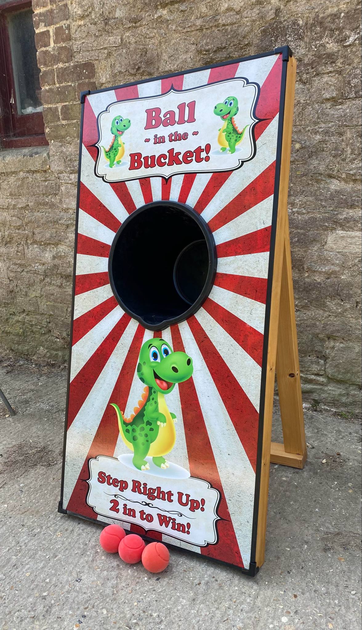 Dino Ball in the Bucket