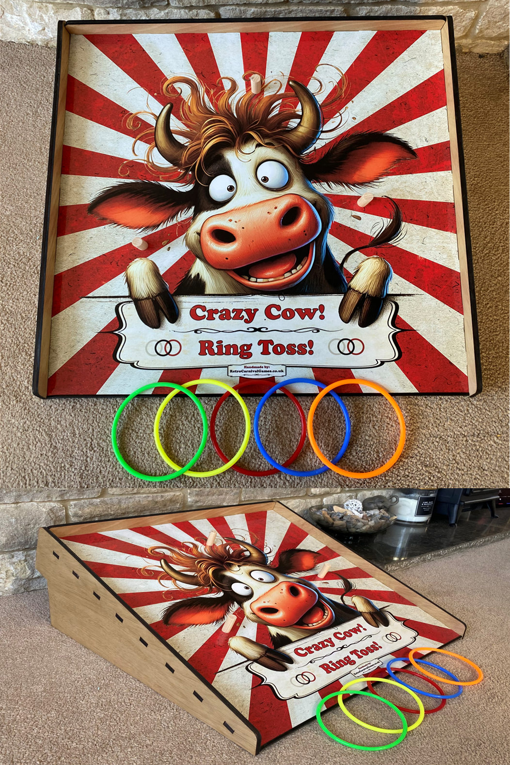Crazy Cow Ring Toss