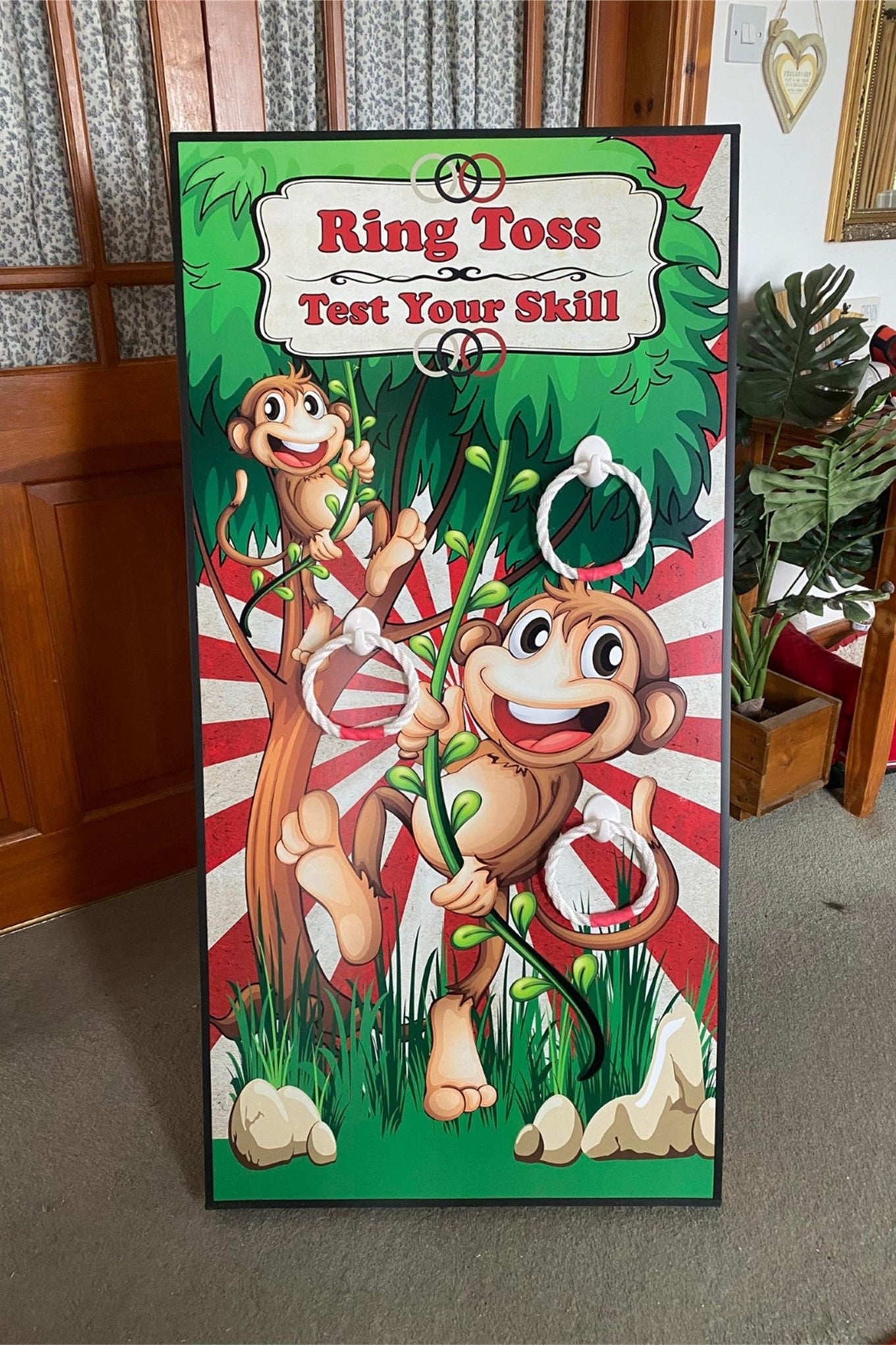 Monkey Rings Exercise Monkey Ring Toss – Retro Carnival Games