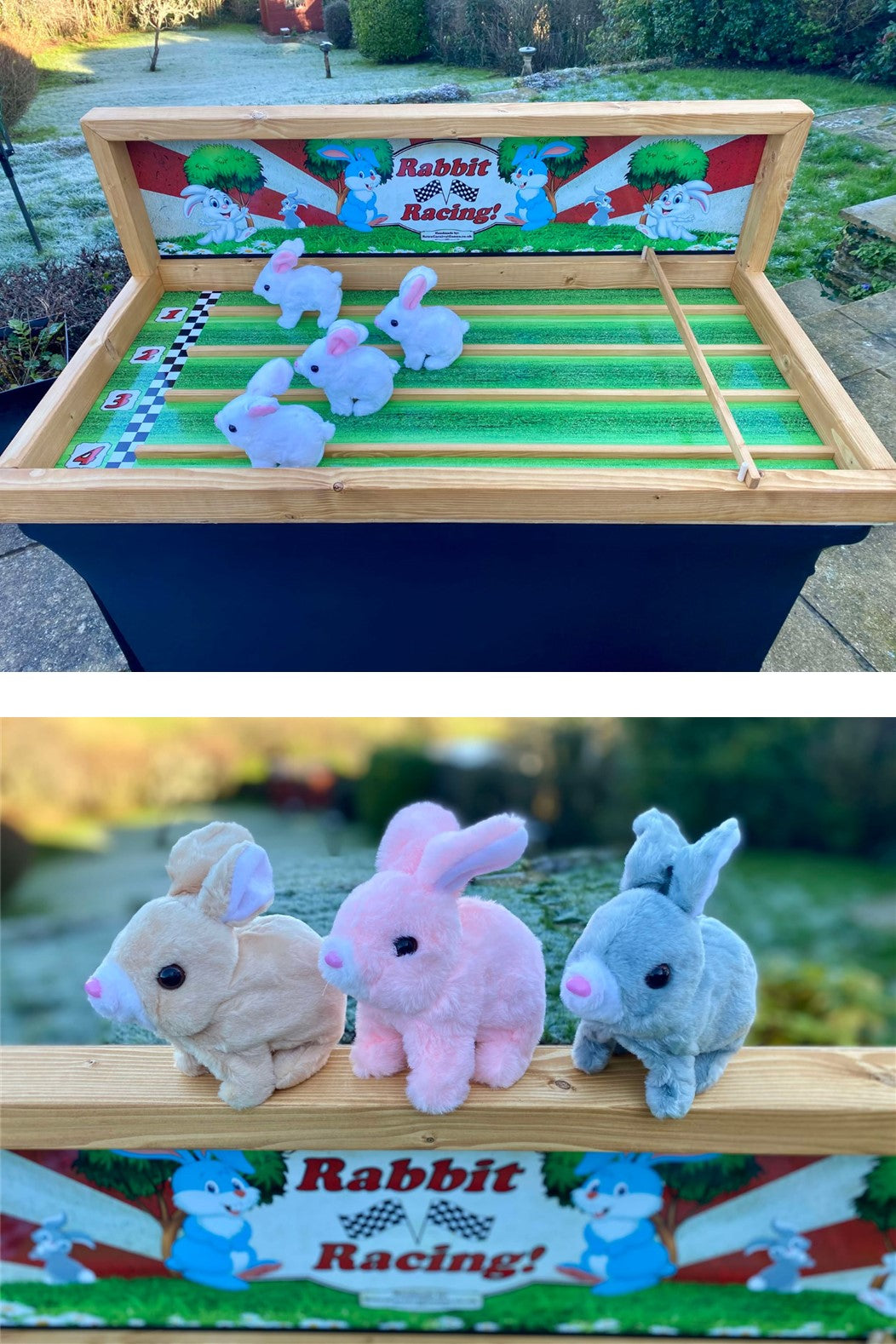 Rabbit Racing – Retro Carnival Games